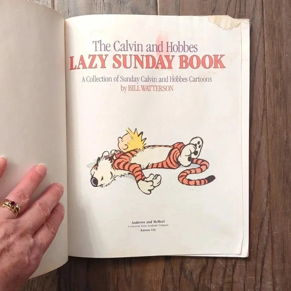 Calvin and Hobbes Lazy Sunday Book - Picture 2 of 6